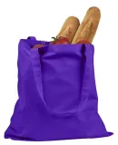 BE007 BAGedge 6 oz. Canvas Promo Tote PURPLE