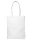 BE008 BAGedge 12 oz. Canvas Book Tote in White