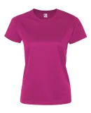 C5600 C2 Sport Ladies Polyester Tee Hot Pink