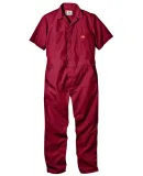 33999 Dickies 5 oz. Short Sleeve Coverall RED _S