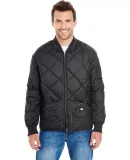 61242 Dickies 6 oz. Diamond Quilt Jacket in Black