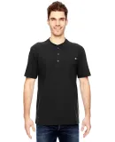 WS451 Dickies Heavyweight Work Henley BLACK