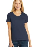 Hanes 5780 Ladies Heavyweight V-neck T-shirt - 578 Navy