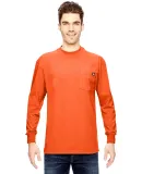 WL450T Dickies 6.75 oz. Heavyweight Work Long-Slee ORANGE