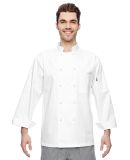 DC109 Dickies 7 oz. Cloth Knot Button Chef Coat White