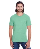 102A Threadfast Apparel Unisex Triblend Short-Slee GREEN TRIBLEND