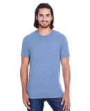 102A Threadfast Apparel Unisex Triblend Short-Slee NAVY TRIBLEND