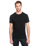 102A Threadfast Apparel Unisex Triblend Short-Slee in Solid black triblend