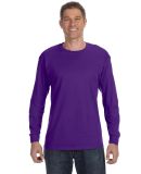 Hanes 5586 Long Sleeve 6.1 T-shirt - 5586  in Purple