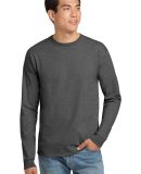 Hanes 5586 Long Sleeve 6.1 T-shirt - 5586  in Charcoal heather