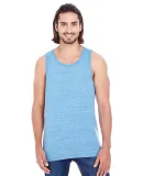102C Threadfast Apparel Unisex Triblend Tank ROYAL TRIBLEND