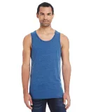 102C Threadfast Apparel Unisex Triblend Tank ROYAL BLK TRBLND