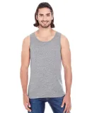 102C Threadfast Apparel Unisex Triblend Tank GREY TRIBLEND