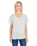 203FV Threadfast Apparel Ladies' Triblend Fleck Sh CREAM FLECK