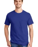 5590 Hanes® Pocket Tagless 6.1 T-shirt - 5590  in Deep royal