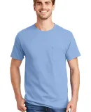 5590 Hanes® Pocket Tagless 6.1 T-shirt - 5590  in Light blue