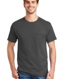 5590 Hanes® Pocket Tagless 6.1 T-shirt - 5590  in Smoke grey