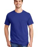 5590 Hanes Pocket 6.1 T-shirt - 5590  in Deep royal