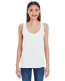 4260L Comfort Colors Ladies' Racer Tank Top WHITE