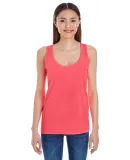 4260L Comfort Colors Ladies' Racer Tank Top NEON RED ORANGE