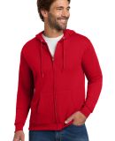 Hanes P180 PrintPro XP Full Zip Hooded Sweatshirt  in Deep red