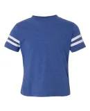 3037 Rabbit Skins Toddler Fine Jersey Football Tee Vintage Royal/ White