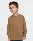 RS3302 Rabbit Skins Toddler Fine Jersey Long Sleev in Coyote brown