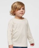 RS3302 Rabbit Skins Toddler Fine Jersey Long Sleev in Natural heather