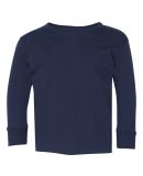 RS3302 Rabbit Skins Toddler Fine Jersey Long Sleev in Navy