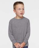 RS3302 Rabbit Skins Toddler Fine Jersey Long Sleev in Granite heather