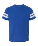 6137 LAT Jersey Youth Football Tee VN ROYAL/ BD WHT