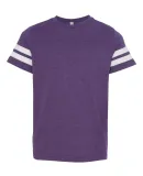 6137 LAT Jersey Youth Football Tee VN PURP/ BLD WH