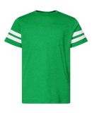 6137 LAT Jersey Youth Football Tee in Vintage green/blended white
