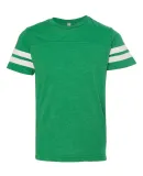 6137 LAT Jersey Youth Football Tee VN GREEN/ BD WHT