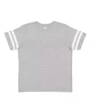 6137 LAT Jersey Youth Football Tee VN HTHR/ BLD WHT