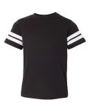 6137 LAT Jersey Youth Football Tee BLACK/ WHITE