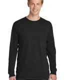 Port & Company PC099LS Pigment-Dyed Long Sleeve Te Black