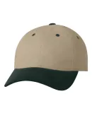 9610 Sportsman  - Heavy Brushed Twill Cap -  Khaki/ Forest