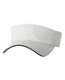 2190 Sportsman  - Sandwich Visor -  White/ Black