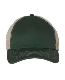 3100 Sportsman  - Contrast Stitch Mesh Cap -  Forest/ Khaki