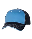 9500 Sportsman  - Tri-Color Cap -  Light Blue/ Navy