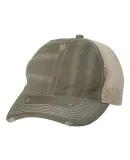 3150 Sportsman  - Bounty Dirty-Washed Mesh Cap -  Olive/ Khaki