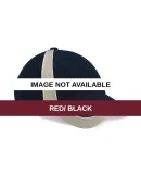 9400 Sportsman  - Striper Cap -  Red/ Black