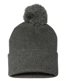 SP15 Sportsman  - Pom Pom Knit Cap -  Dark Heather Grey