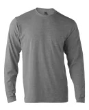 0242TC Tultex 242 / Unisex Poly-Rich Blend Long Sl Heather Grey