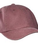 PWU  Port Authority Garment Washed Cap in Maroon