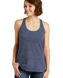 DM466 District Made Ladies Cosmic Twist Back Tank Navy/Royal Cos