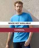 1701R Adult Ringspun Cotton T-Shirt Cardinal