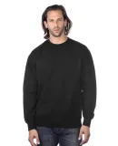 M2450A Cotton Heritage Pullover Crewneck Sweatshir Black