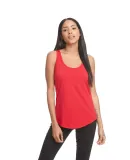 6338 Next Level Ladies' Gathered Racerback Tank in Red